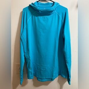 GAP Women's Long Sleeve Tee - Bright Blue